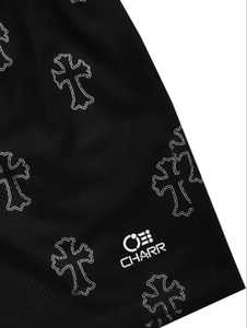 Pantalones Cortos Deportivos de Malla para Hombre, Personalizados OEM, Diseño Gráfico de Calavera Sublimado, 100% Poliéster, Casuales, Transpirables - Product Image 6