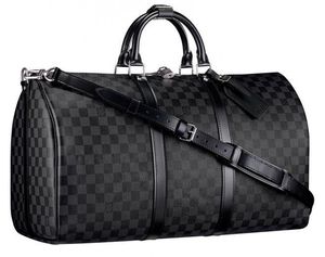 Crocodile Leather Durable Vintage Weekender Duffle Bag Zipper Closure <b>Soft</b> Handle Unisex Travel 20-35L Large Capacity Letter - Product Image 1
