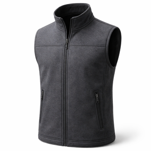 Chaleco de Cuello Alto para Hombre de Calidad Premium para Pedidos al por Mayor - Proveedor Mayorista de Chalecos Personalizados con Opciones OEM - Product Image 3