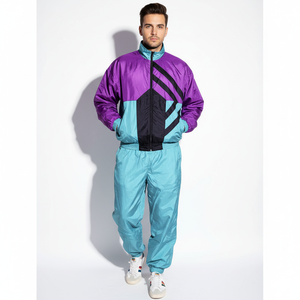 Chándales Personalizados de Poliéster/Algodón Unisex con Estampado DTG Completo, Sudadera con Cremallera, Estilo Urbano, Corte Regular, Vintage, Holgado, para Invierno - Product Image 1