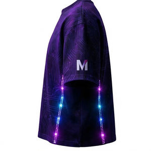 Camiseta con Cristales de Imitación, Diseño de Marca de Lujo, Logotipo Personalizado, Algodón Grueso, Ropa Urbana, Camisetas Gráficas para Hombre - Product Image 5