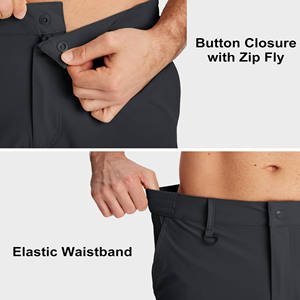 Pantalones Cortos de Senderismo Estilo Casual para Hombre con Bolsillos Laterales, Hechos a Medida, Transpirables, hasta la Rodilla, para Caza y Senderismo - Product Image 5