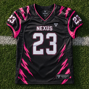 เสื้อทีมอเมริกันฟุตบอลแบบกำหนดเองสำหรับโรงเรียน ผ้าโพลีเอสเตอร์แห้งเร็ว ระบายอากาศได้ดี ปักชื่อและหมายเลขผู้เล่นตามสั่ง - Product Image 4