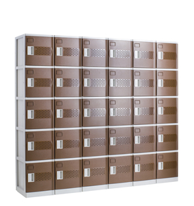 Household Vented Plastic Mini Locker Cabinet with Anti-Rust & Moisture Corrosion Resistant - Product Image 5