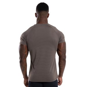 Camiseta Deportiva de Algodón Grueso para Hombre, Corte Regular, Cuello Redondo, Manga Corta, Personalizable, para Entrenamiento, Informal, de Secado Rápido y Transpirable - Product Image 2