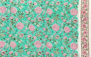 Dernière collection de tissus imprimés à la main à motifs floraux, de haute qualité, pour les fournisseurs en gros, tissu léger en coton d'été, imprimé sur mesure - Product Image 5