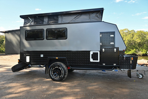 Remolque de Viaje Ligero de 13 pies con Techo Elevable 4x4, RV con Cocina, Baño y Espacio para Dormir, para Uso en Campamentos - Product Image 4