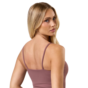 Womens Seamless Square Neck <b>Camisole</b> Tank Top Slim Fit Yoga Gym Workout Activewear Stretch Fitness Training Crop Top - Product Image 4