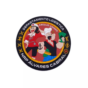 Parche de Goma de PVC con Logotipo Personalizado |   Etiqueta Táctica de Velcro (Hook & Loop) para Ropa Urbana |   Precio de Fábrica al por Mayor - Product Image 1