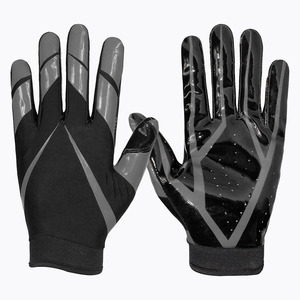 Custom New Full Finger Sports <b>Gloves</b> Black Blue PU Non Slip Sticky Palm Unisex All Seasons American Football <b>Gloves</b> Wholesale - Product Image 4