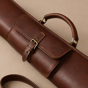 Funda de cuero duradera para equipo de caza, estuche para pistola, bolsa de transporte, funda de cuero repelente de primera calidad para tiro. - Product Image 2