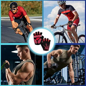 Gants de vélo unisexes de haute qualité à demi-doigts pour le VTT, imperméables et respirants, pour les sports de plein air et la salle de sport - Product Image 5