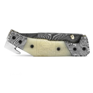 Navaja Plegable de Acero de Damasco DD-FK-568, Navaja de Bolsillo EDC de Venta Caliente para Acampar, Hacer Senderismo, Cazar y Actividades al Aire Libre - Product Image 3