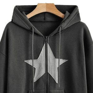 Sweat à capuche décontracté pour homme, léger, 100 % coton mélangé, imprimé numérique, effet vieilli, idéal pour l'hiver - Product Image 6