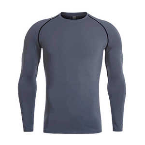 Chemises de compression respirantes et écologiques à bas prix pour hommes, manches longues, pour entraînement sportif, gym, fitness - Product Image 2