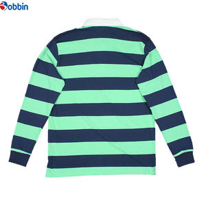 Custom Striped <b>Polo</b> <b>Shirts</b> <b>Pocket</b> Long Sleeve Rugby <b>Shirt</b> Summer Collection New Trendy Hot Sale Adults Breathable Nti-Shrink - Product Image 2