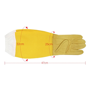Gants d'apiculture en cuir de haute qualité, résistants à l'usure, équipement de sécurité - Product Image 6