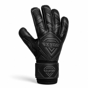 OXYTAG Football Goalkeeper Gloves Full Finger Leather Breathable Non-Slip Adjustable Wrist <b>Strap</b> Goalkeeper Gloves - Product Image 1