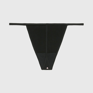 Nuevo diseño en color negro, fabricantes de tangas para mujer, ropa interior de talle bajo, tangas tipo G-string para mujer - Product Image 6