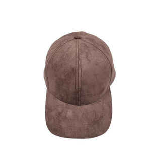 Casquette de baseball unisexe en daim, 6 panneaux, réglable, couleur unie, style décontracté pour adultes, utilisable en toutes saisons, 100 % polyester - Product Image 4