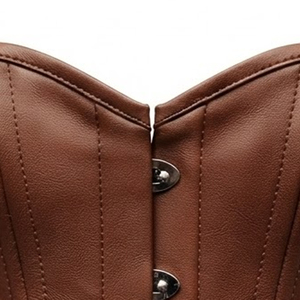 Corsé Transpirable de Último Modelo para Mujer, Talla Personalizada, Hecho de Cuero Suave, Ajustable, Corsés de Cuero para Mujer - Product Image 5