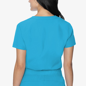 Haut d'uniforme médical pour femmes, personnalisable avec logo, hauts de blouse d'hôpital sur mesure, jersey médical sur mesure - Product Image 2
