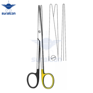 กรรไกร Mayo-Lexer ขนาด 16 ซม. / 6-1/4 นิ้ว ปลายทู่/ปลายตรง ใบมีดเดี่ยวแบบหยัก ตัดได้คมกริบ รุ่น TC สำหรับงานผ่าตัดที่ต้องการความแม่นยำ - Product Image 2