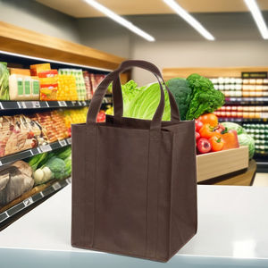 Vente en gros d'usine du Viet Nam de sac à provisions personnalisé non tissé avec poignée imprimée d'animaux - Product Image 1