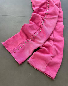 กางเกงวอร์มลำลองติดกระดุมข้างวินเทจสำหรับผู้ชายกางเกงแทร็กกางเกงด้านข้างแบบสั่งทำมีกระดุม - Product Image 6