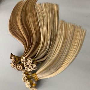 Vietnamien 100% Pure Vierge Extensions de Cheveux Humains Non Transformés Droite Unique Trame Main Attachée 12a Grade Couleur Personnalisée Longue - Product Image 6