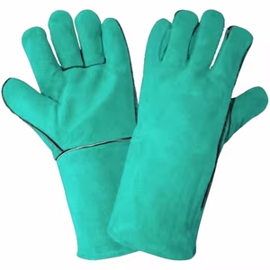 Gants de sécurité industriels en cuir de vachette, résistants à la chaleur et aux étincelles, pour la lutte contre les incendies, le barbecue, la soudure, pour la protection des mains - Product Image 3