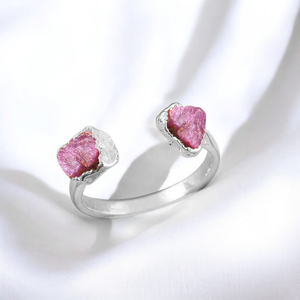 เครื่องประดับแหวนชุบทองทับทิม-แหวนพลอยเงิน925 - Product Image 1