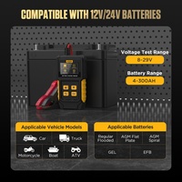 Analyseur de diagnostic de batterie Autool Bt360 12v, testeur de batterie de voiture numérique, testeur de capacité de batterie 12v, testeur de batterie automobile