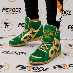 Calzado de Boxeo para Entrenamiento, Botas de Kickboxing y MMA para Jóvenes, Sin Boxeo No Hay Vida, Equipamiento de Gimnasio de Boxeo de Moda - Product Image 1