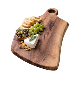 Nueva tabla de quesos de madera de mango con asa, tabla para servir pizza, tabla para frutas y verduras. - Product Image 1