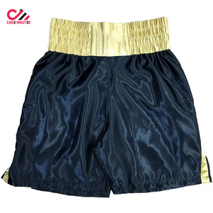 Hot Sale Men's Casual MMA Boxing Shorts Elastic Waist Knitted Custom Design Breathable Martial Arts Muay Thai Shorts - Product Image 6