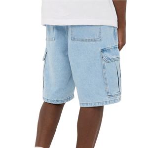 Pantalones cortos de mezclilla 100% algodón al por mayor, estilo streetwear, lavado a la piedra, vintage para hombre - Product Image 3