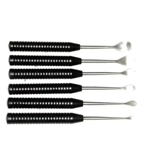 ชุดเครื่องมือผ่าตัดกระดูกสันหลังแบบ Cobb Elevator Set จำนวน 6 ชิ้น สีดำ - Product Image 2