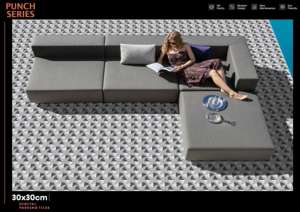 Dalles de stationnement en céramique numérique finition mate pour extérieur 300x300mm 30x30cm 12x12 pouces pour zones de stationnement ouvertes - Product Image 4