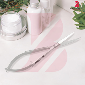 Tijeras de belleza de resorte 2026 de forma curva, ligeras, antideslizantes, duraderas, populares, personalizables, de gran venta, precio mayorista - Product Image 4