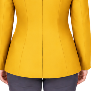 Veste d'équitation jaune moutarde pour femmes, blazer d'équitation sur mesure, veste de compétition d'équitation professionnelle, vente en gros personnalisée - Product Image 6