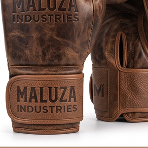 Guantes de Boxeo Profesionales de Cuero con Logotipo Personalizado, para Entrenamiento y Sparring, Unisex, Cierre de Velcro, Fabricante Mayorista - Product Image 3