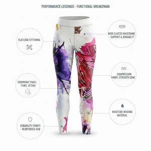 Leggings de Yoga con Estampado de Grafiti de Alta Calidad, Secado Rápido, Transpirables, para Fitness, Gimnasio, Running, Entrenamiento, Leggings Ajustados Ligeros - Product Image 2