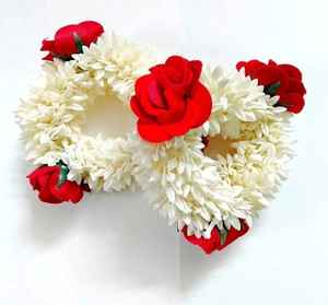 สร้อยข้อมือประดับดอกมะลิสีเหลืองทำมือ สำหรับเจ้าสาวงานแต่งงาน สีขาว  วัสดุพลาสติก แฟชั่น - Product Image 4