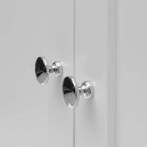 Vitrina Moderna Rectangular de Madera Maciza de Roble Blanco para Exhibición y Almacenamiento - Product Image 6