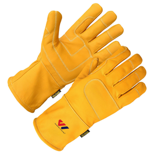 Guantes de Seguridad Industriales Premium Resistentes al Fuego, Impermeables y Anticorte, Hechos con Cuero Genuino de Cabra y Vaca, con Forro Reforzado - Product Image 6