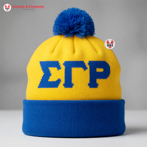 Sigma Gamma Rho – Bonnets unisexes vintage en polyester/coton de haute qualité, bonnets tricotés personnalisables, casquettes tendance - Product Image 5