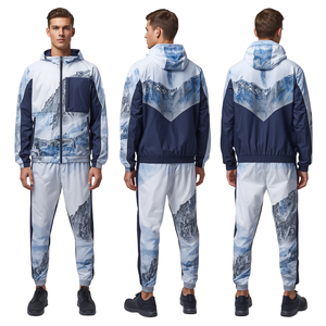 ชุดวอร์มกันลมพรีเมียมสำหรับผู้ชาย Arctic Horizon รุ่นฮู้ดดี้ น้ำหนักเบา ดีไซน์ทันสมัย - Product Image 3