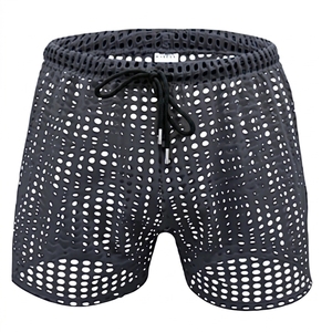 Men's Mesh <b>Boxer</b> Shorts <b>Polyester</b> Breathable Quick Dry Loose Fit Casual Underwear Lightweight Comfortable Sports Lounge Shorts - Product Image 6