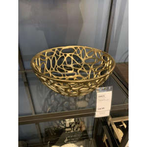 Panier à fruits de luxe panier en métal coulé à la main et bol de plat de service panier décoratif artisanal en métal pour articles d'intérieur à la maison - Product Image 5